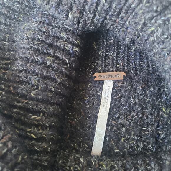 Free People Dark Gray Turtle Neck Sweater Women's Size XS - Picture 7 of 7